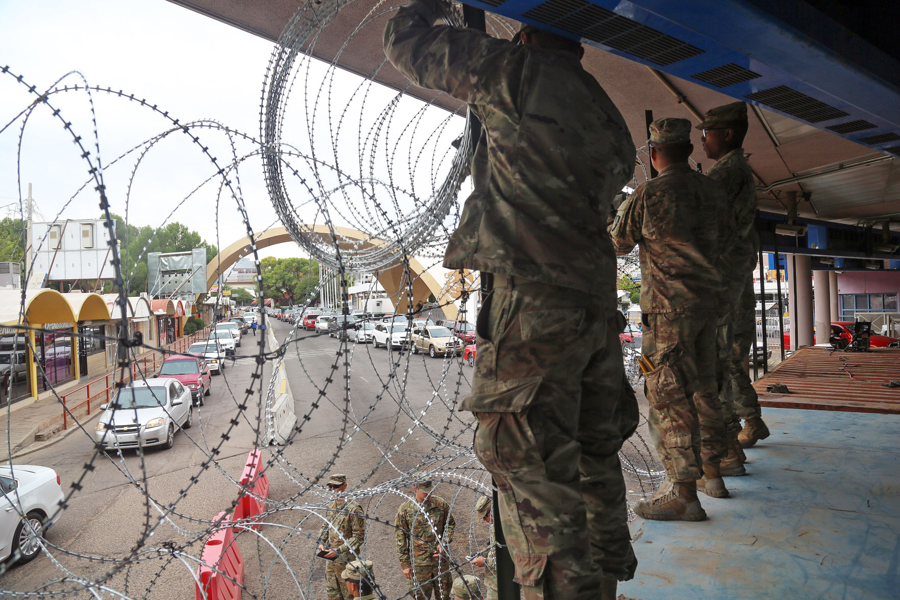Army at port
